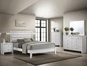 EVAN WHITE B4710 KING 6PC BEDROOM GROUP