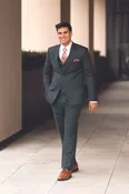 HUNTER GREEN LUKE SUIT - 222 — Formals By Vince