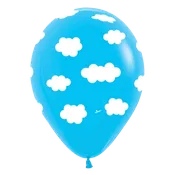 11" Printed Latex Balloon with Helium