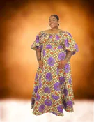 Temi African Print Dress