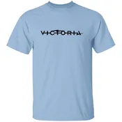 T-Shirt with Black Victoria Logo on Front and Victoria Bug on Back