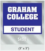 125 - 3 x 3 Custom Window Parking Decal