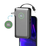 Journey AC All In One Portable Battery Pack, USB C Cable, LCD | 10,000mAh