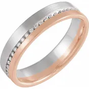 1/3 CTW Natural Diamond 6mm Band