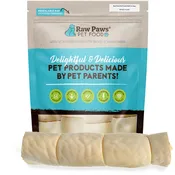 Beef Cheek Rolls for Dogs, 10-inch - 4-ct