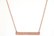 Diamond Bar Necklace