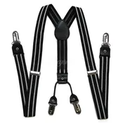 Black/White Suspender