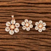 American Diamond Pendant set