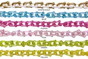 AC1016  Acrylic/Plastic Pin Ball Chain CHOOSE COLOR BELOW