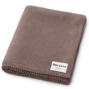100% Organic Cotton Luxe Collection Baby Swaddle Blanket  : Milk Chocolate