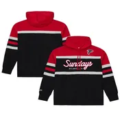 Men's Mitchell & Ness Black Atlanta Falcons Sundays Head Coach Hoodie