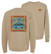Cruising California Crewneck Sweatshirt