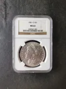 1881 O $1 Morgan Silver Dollar NGC MS63