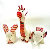 "Animal House" Stuffed Animals from the White Thai