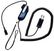 Dispatch-15 Push to Talk Adapter to PJ-7 2 Prong Connector (SHS1890 Replacement)