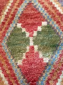 Tibetan Carpet with Diamond Motif — Timothy Paul