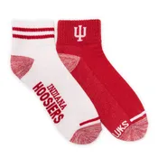 Indiana Hoosier GameDay Unisex Mini Crew Socks 2 Pack