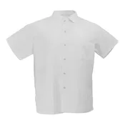 S102-COOK SHIRT, 65/35, GRIPPER FRONT, POCKET