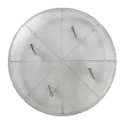 Bladed Blank Meter Socket Cover Clear