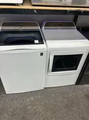 GE electric washer and dryer 27” top load