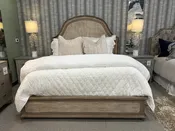 2-Tone Wood King Bed