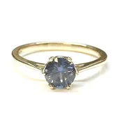 Blue Spinel Crown Setting Ring — Stucchi Jewelers