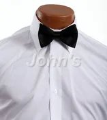 Black Silk Pre-Tied Bow