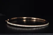 14 Karat Rose Gold Diamond bracelet