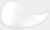 Acoustic Guitar Pickguard, Vinyl self-adhesive Teardrop - Clear