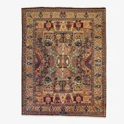 10'0" x 14'0" MULTICOLOR  KASHMAR ALL-OVER PERSIAN RUG