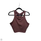 Athletic Bra By Mta Sport In Maroon, Size: 2x