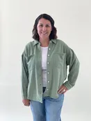 All Day Knit Jacket-Avocado