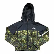 Abstract Forest Print Windbreaker