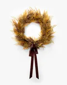 30" Faux Golden Fern Wreath