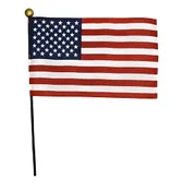 4″ x 6″ Sewn U.S. Stick Flag