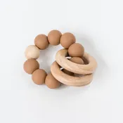 Babeehive Goods - Beaded Teething Ring: Clay