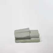 100% Organic Cotton Percale Sheet Set - Split Size | Crisp, Clean, and Luxuriously Smooth