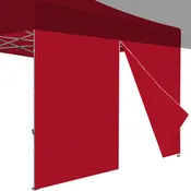 10x10 Zipper Sidewall, Red