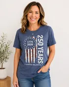 250 Years Quarter-Millennial Patriotic Graphic Tee