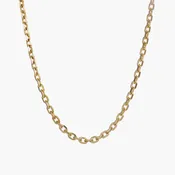 14KT Diamond-Cut Cable Chain