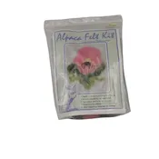 Alpaca Felt Craft Kit with Floral Design