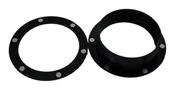 Intulon Magnetic Flange Mount and Magnetic Ring for 6 inch Diameter Tubes | Black