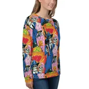 Bonnie and Clyde - All Over Print - Eco Friendly - Unisex Pullover Sweatshirt
