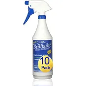 Brilliante Crystal Chandelier Cleaner 32oz Spray Bottle 10 Pack