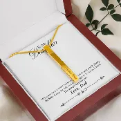 2 Sided Vertical Pendent (To Daughter from Dad)
