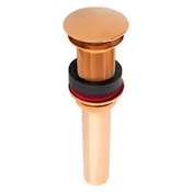 1 1/2" Non-Overflow Pop-up Bathroom Sink Drain in Polished Copper