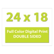 24x18 Double Sided Yard Sign