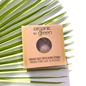 Konjac Face Exfoliating Sponge - Pink French Clay