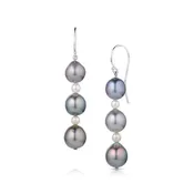 Akoya and Tahitian Dangle Earrings