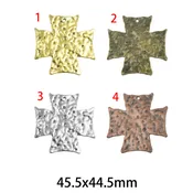 45.5×44.5mm Lead Free Pewter Crosses Charm A16753